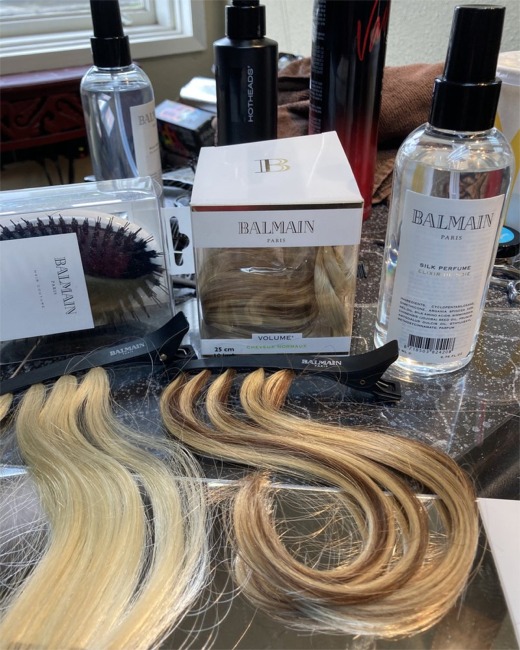 Read more: I am very happy with my newest extensions using Balmain Couture product.