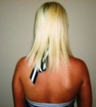 Before Hair Extensions, side view