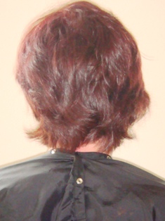 Before Hair Extensions, side view